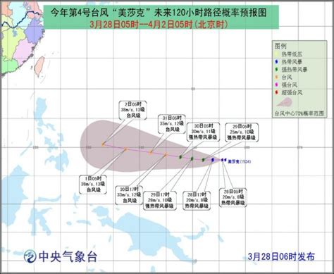 第4号台风“美莎克”生成 我国海域暂无影响-中国气象局政府门户网站