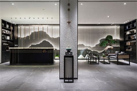 郑州中式酒店翻新改造-静泊宾馆改造装修实景图 - 金博大建筑装饰集团公司