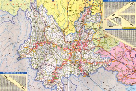 云南省高速公路地图高清版图片预览_绿色资源网