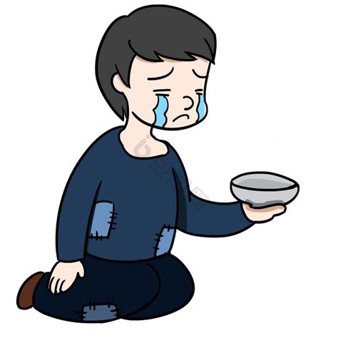 非主流乞丐男孩头像动漫