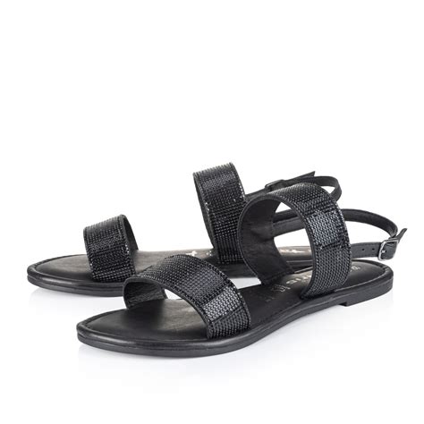 Dámské sandály TAMARIS 28156-28-047 černá S2 | W&R obuv