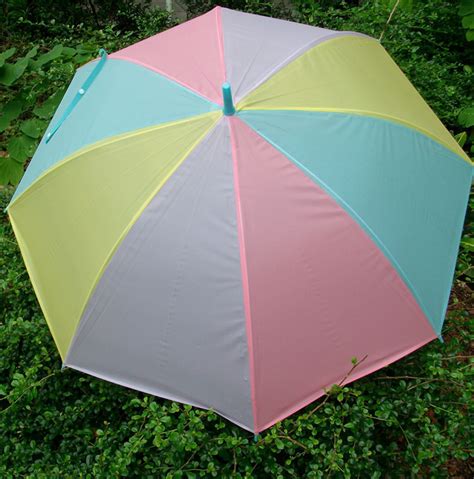儿童雨伞加工广告彩虹伞卡通雨伞logo雨伞小学生七彩色雨伞-阿里巴巴