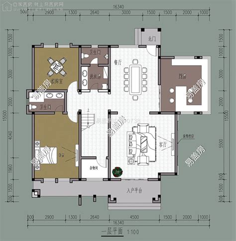 内蒙古包头李家现代别墅设计图纸_别墅图纸设计 - 图纸中心 - 易盖房