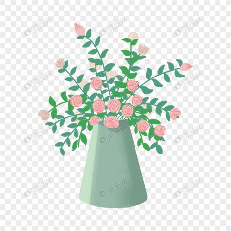 手绘花瓶图片