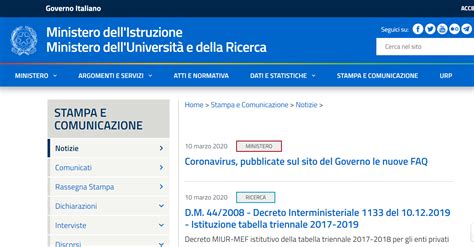 意大利教育部官网：意大利暂停教学活动，并将大学课程向在线转移-智慧学习研究院
