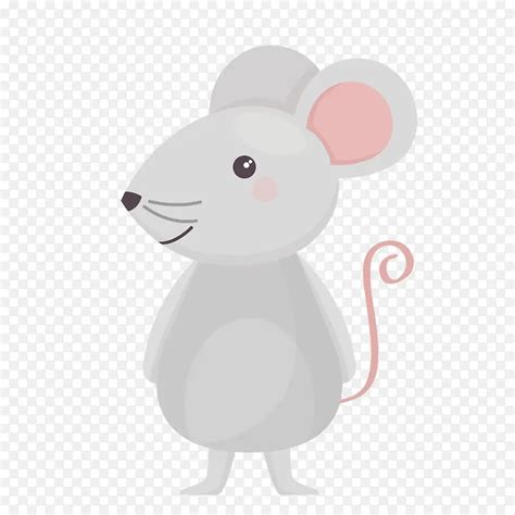 大耳朵呆萌设的老鼠png元素素材图片下载-万素网