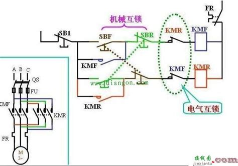 联锁控制电路图图片