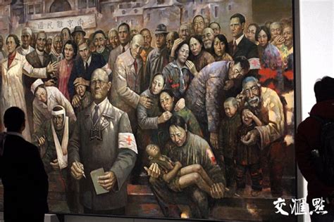 反映南京大屠杀的大型历史组画在江苏美术馆展出，总长60米_中国政库_澎湃新闻-The Paper