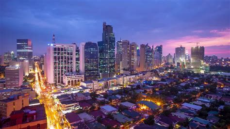 菲律宾首都马尼拉鸟瞰图。高清摄影大图-千库网