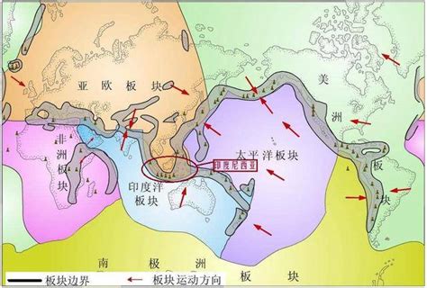 中国板块分布图图片