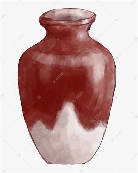 手绘花瓶图片
