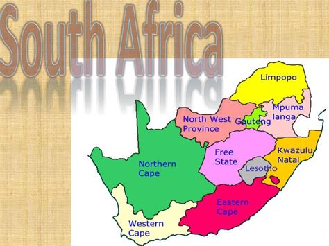 Southern Africa Map Countries
