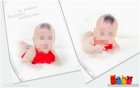 宝宝百日纪念日相册模板PSD素材免费下载_红动中国