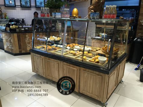 厂家直销铁艺实木面包柜展示柜中岛柜玻璃柜子蛋糕展柜烘焙店货架-阿里巴巴
