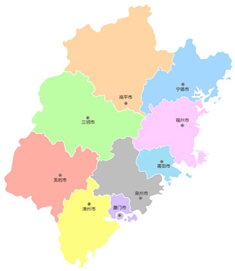 福建省卫星地图 - 中国地图全图 - 地理教师网