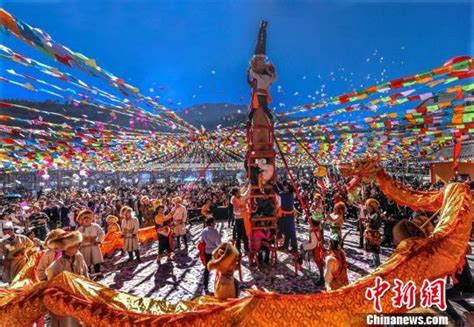 四川宝兴硗碛藏族新年“上九节”笑迎八方客|宝兴|高华康|藏族_新浪新闻