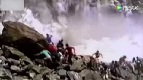 山体滑坡，瞬间山崩地裂，大自然的力量不容小觑_腾讯视频