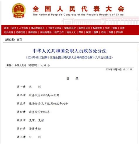 中华人民共和国公职人员政务处分法PPT模板免费下载-【氢元素】