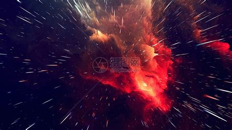 3D炸裂立体放射星云星空背景图片素材-正版创意图片400101891-摄图网