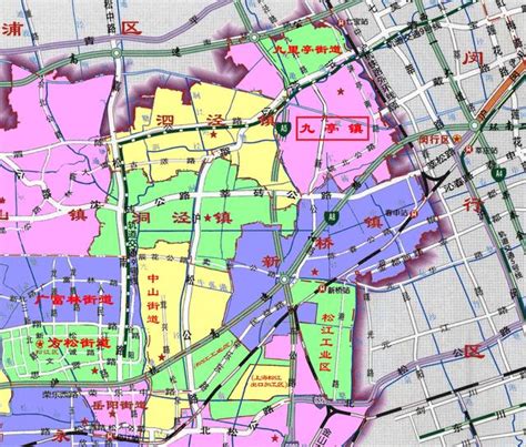 上海市松江区地图-谁能帮我把上海市松江区的详细地图给我？ _汇潮装饰网