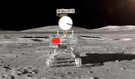 嫦娥四号着陆器地形地貌相机环拍全景图（方位投影） - 中国探月与深空探测网