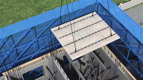 装配式建筑BIM模拟叠合板吊装