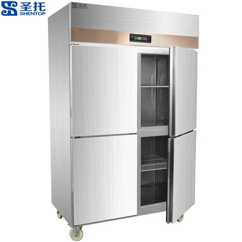 圣托冷藏冷冻双温冷柜商用风风四门冰柜大容量4门保鲜柜厂家直销-阿里巴巴