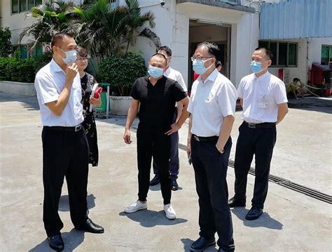 广州市发展改革委副主任邓宏永一行领导赴倍尔康回访调研防疫物资供应情况