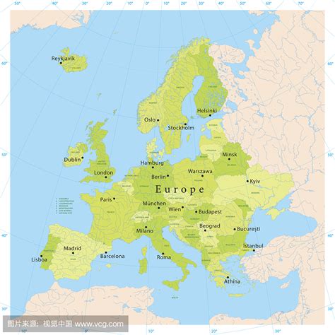 欧洲地图欧洲地图,欧洲地图,欧洲地形图_大山谷图库