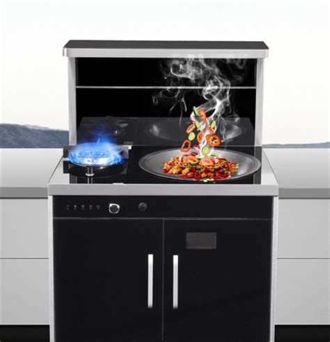 无烟柴火灶设计图图片