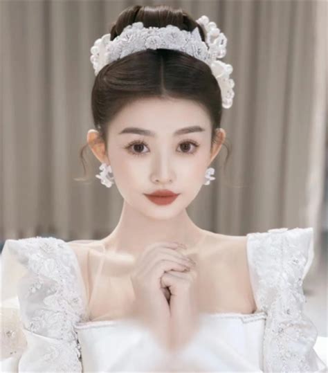梦幻新娘发型图片