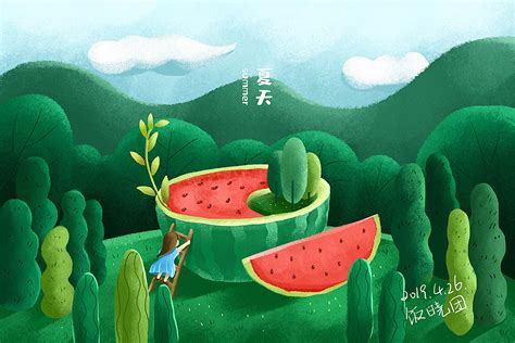 夏天图画图片