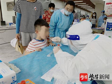 为特殊儿童做核酸检测 南京浦口残疾人康复中心在行动