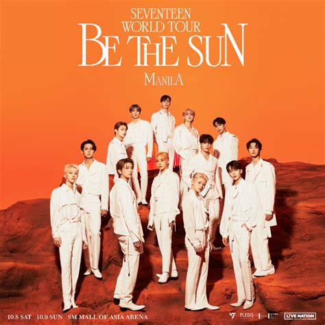 SEVENTEEN Sets for a HOT October Concert in "Be the Sun" in Manila - Philippine Concerts