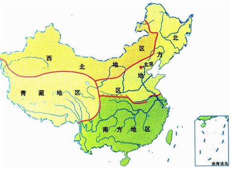 秦岭地图分布图图片