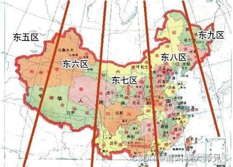 中国各省时差图,区详细划分图,_大山谷图库