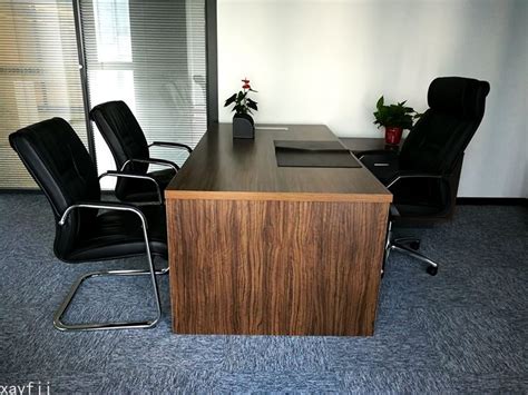 办公桌-办公家具实木-大班台定做-总裁桌