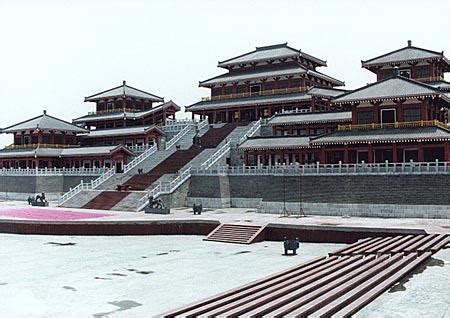 阿房宫复原图图片