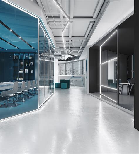 现代简约创客空间办公室装修设计|空间|室内设计|品艺装饰 - 原创作品 - 站酷 (ZCOOL)
