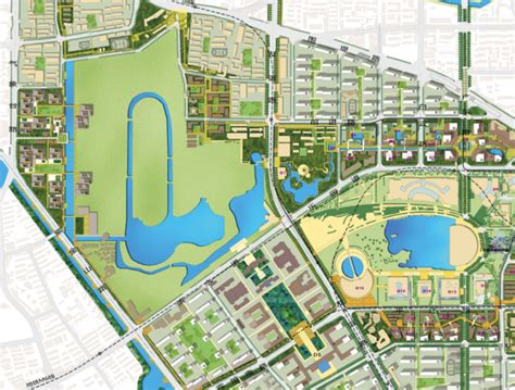 天津津南区总体城市设计-规划设计资料