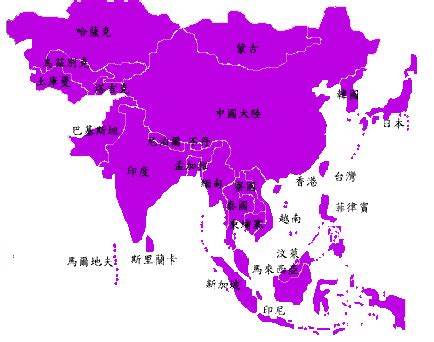 亚洲地形图高清版大图_世界地理地图_初高中地理网