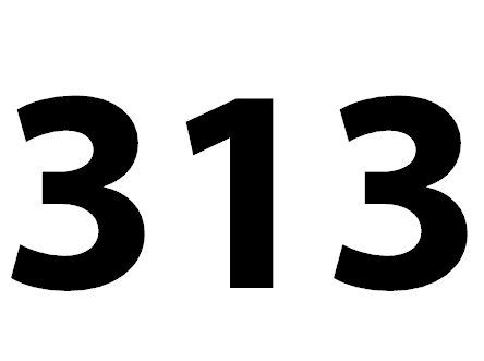313 — триста тринадцать. натуральное нечетное число. 65е простое число ...