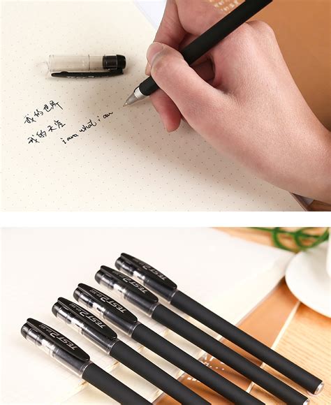 中性笔定制展会活动广告笔教育培训礼品笔碳素签字笔订做礼品笔-阿里巴巴
