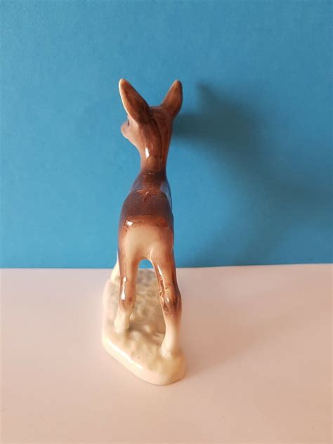 Keramik Figur Reh Rehkitz Glasiert West Germany Cortendorf? | eBay