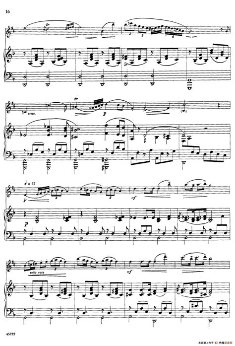 15首古典萨克斯独奏曲：3、Nocturne（中音萨克斯+钢琴伴奏）_萨克斯谱_搜谱网