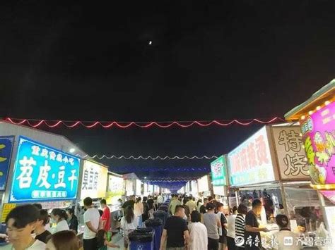 山东济南最大夜市东迁 打造火车主题夜市-人民图片网