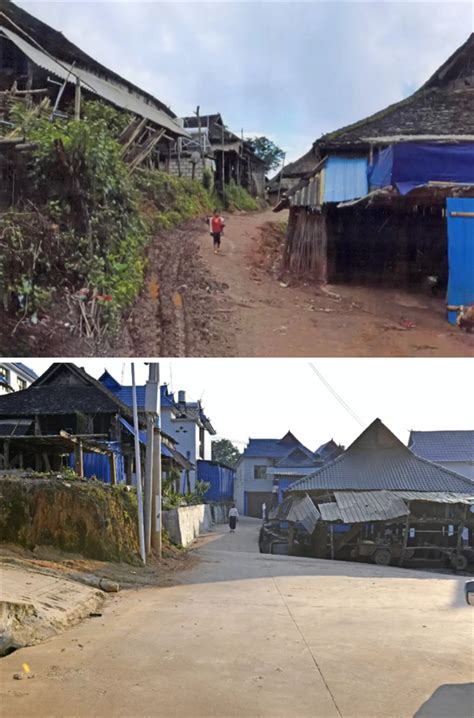 这组震撼的对比照片见证着曼毕村的巨变_图片_云南扶贫热线_云南网