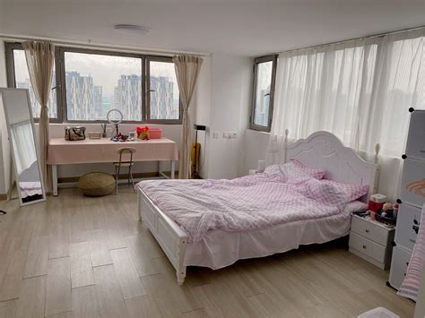 上海-青浦-精装单身公寓出租，高层环窗设计，采光极佳
