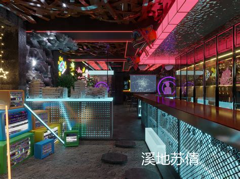 【国潮酒吧3D模型】-中式VR新中式有灯光有贴图MAX2016国潮酒吧3d模型下载-ID880467-免费3Dmax模型库 - 青模3d模型网