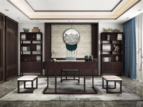 新中式客厅定制A6- 一棵树家具
